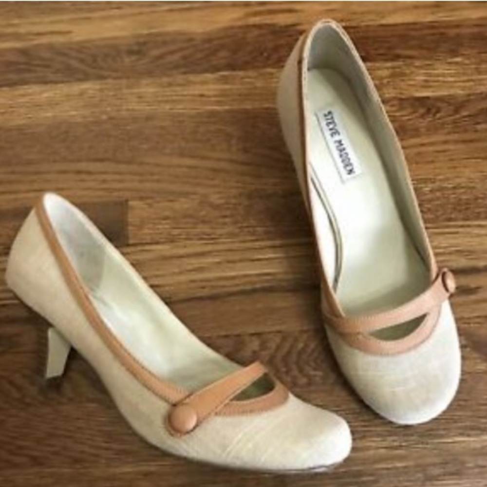Steve Madden Tweed Kitten Heels